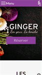 Mobile Screenshot of ginger-restaurant.com